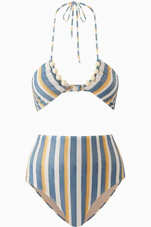Adriana Degreas Golden Age High-waisted Bikini Briefs