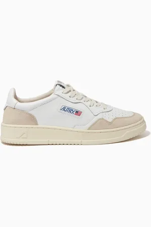 Autry Medalist Low Sneakers in Leather & Suede