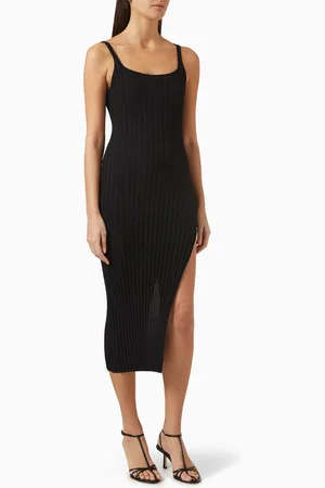 PQ Swim Piper Midi Dress in Rib-knit
