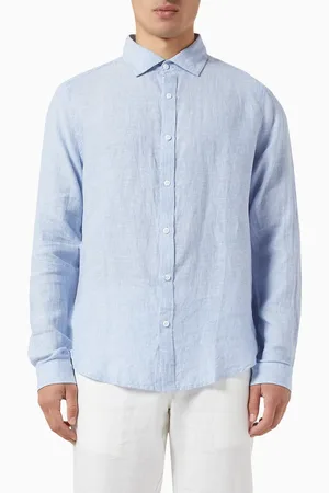 ONIA Slim Fit Shirt in Linen