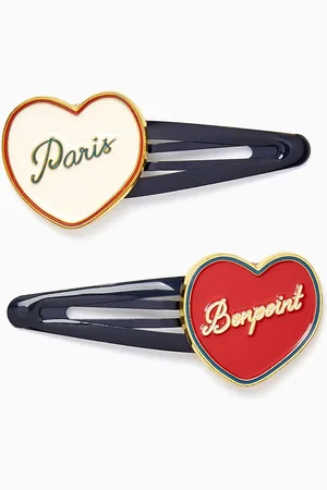 BONPOINT Enaja Heart Hair Clips