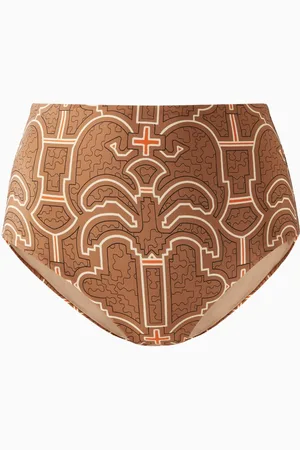 JOHANNA ORTIZ Kanatari Printed Bikini Briefs in Lycra