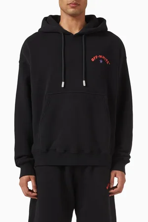 OFF-WHITE Star Arrow Skate Hoodie in Cotton
