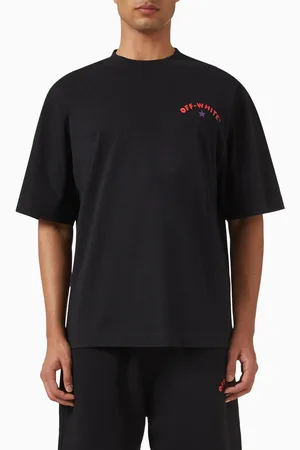 OFF-WHITE Star Arrow Skate T-shirt in Cotton