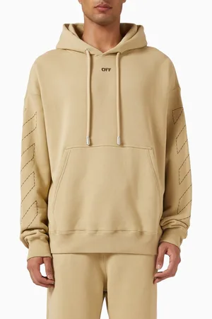 OFF-WHITE Stitch Arrow Skate Hoodie in Cotton