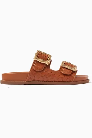 Schutz Enola Sporty Sandals in Leather