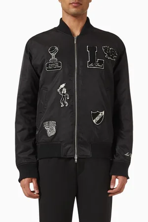 Les Deux Neo Varsity Bomber Jacket in Nylon