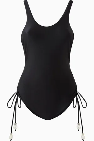 Adriana Degreas Oysters Frilled One-piece Swimsuit