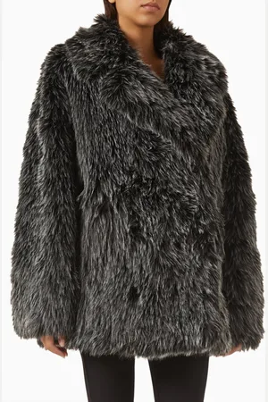 Michael Kors Peacoat in Faux Fur