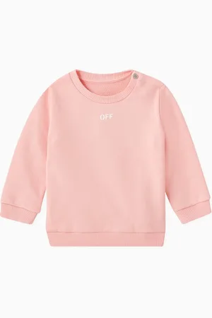 OFF-WHITE Off Stamp Crewneck Sweatshirt in Cotton