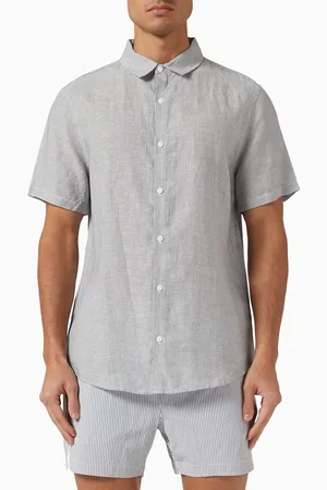 ONIA Jack Shirt in Linen-blend