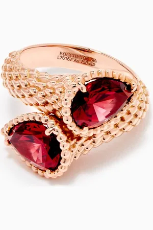 Boucheron Seprent Bohème Two-stone S Motifs Ring in 18kt