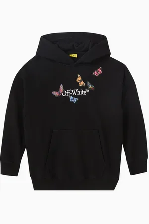 OFF-WHITE Bookish Butterfly Hoodie in Cotton