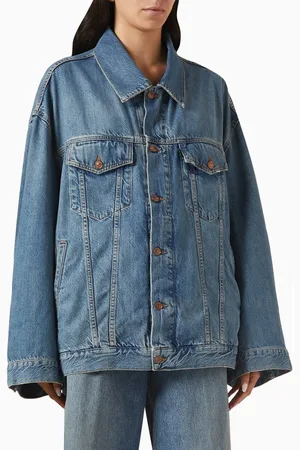 haikure Janet Oversized Jacket in Denim
