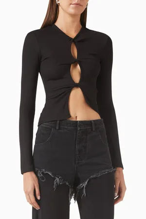 CHRISTOPHER ESBER Open-twist Rib Top