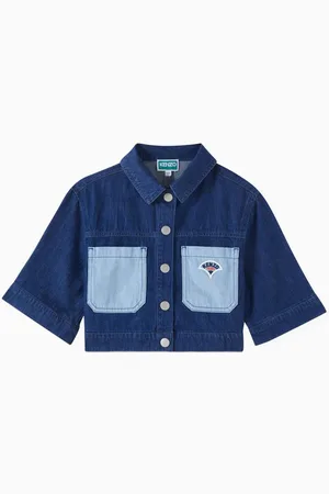 Kenzo Boke Flower Jacket in Denim