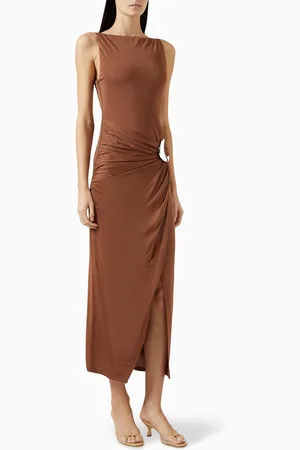 Staud Talia Midi Dress in Jersey