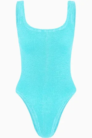 Hunza G Square Neck One-Piece Swimsuit in Original Crinkle™