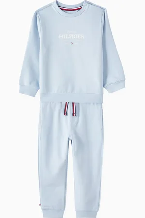 Tommy Hilfiger Hilfiger Monotype Tracksuit Set in Stretch Cotton