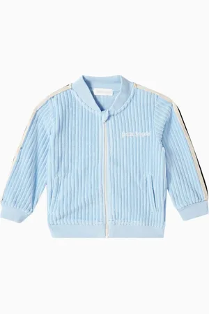Palm Angels Logo-embroidered Track Jacket in Cotton Blend