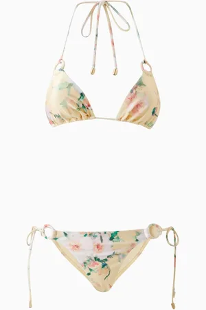 ZIMMERMANN August Ring Bikini Set in Stretch Nylon