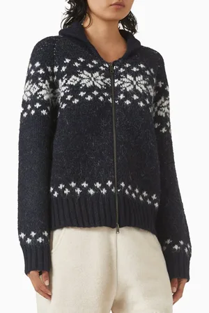 DUNST Unisex Cowichan Cardigan in Wool Blend