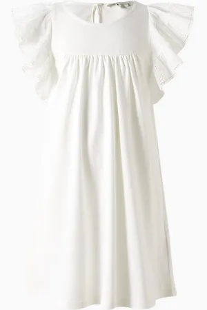 Chloé Ruffled Broderie Anglaise Dress in Cotton