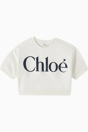 Chloé Logo T-shirt in Cotton Jersey