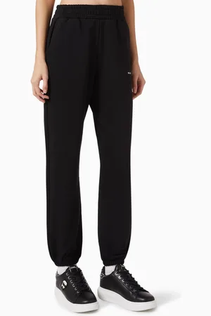 Karl Lagerfeld Peak-a-Boo Sweatpants in Organic-cotton