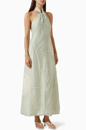 Significant Other Celeste Maxi Dress in Linen-blend