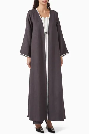 SH COLLECTION Abaya & Dress Set in Cotton-blend