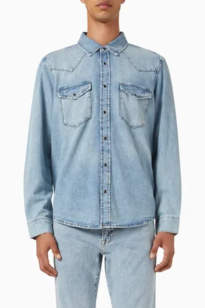 Frame Western Shirt in Denim