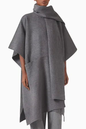 Totême Double Scarf Coat in Wool