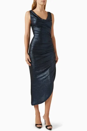 Significant Other Jemima Ruched Midi Dress