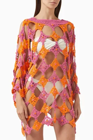 Celia B Siwa Mini Dress in Crochet