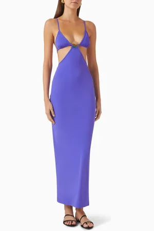 CHRISTOPHER ESBER Moodstone Cut-out Maxi Dress in Lycra