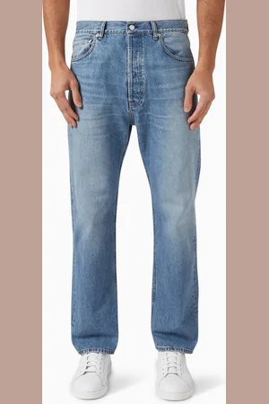 OFFICINE GENERALE Straight-leg Jeans in Vintage Denim
