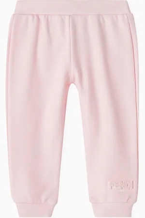 Fendi Embroidered Sweatpants in Cotton