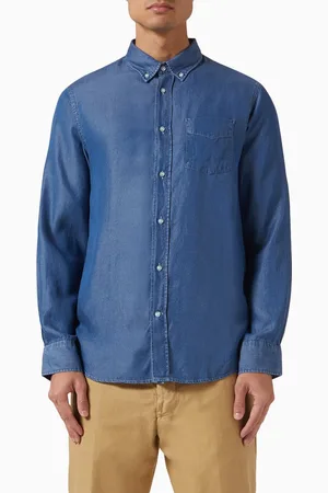 OFFICINE GENERALE Bart Shirt in Lyocell
