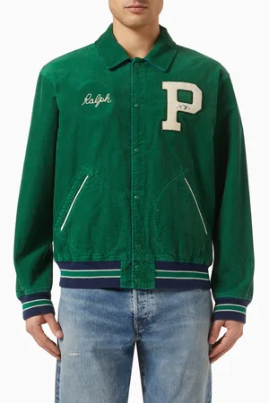 Ralph Lauren Reversible Varsity Jacket in Cotton