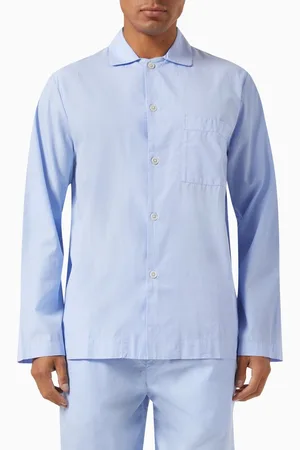 Tekla Pyjama Shirt in Organic-cotton
