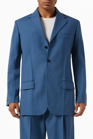 Marni Logo Mending Blazer in Wool & Mohair