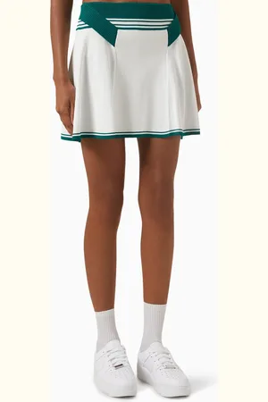 Casablanca Draped Mini Skirt in Nylon-blend