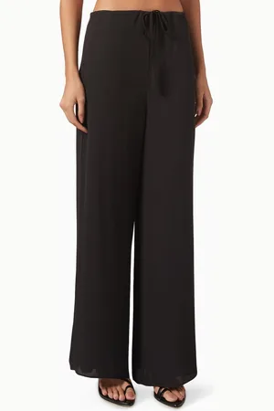 THEORY Drawstring Loose-fit Pants