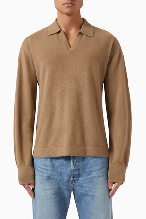 OFFICINE GENERALE Simone Polo Shirt in Cashmere