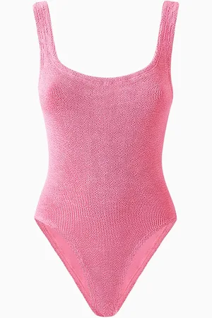 Hunza G Square Neck One-Piece Swimsuit in Original Crinkle™