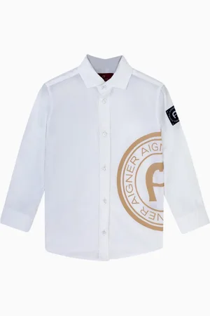 Aigner Graphic Logo-print Shirt in Cotton
