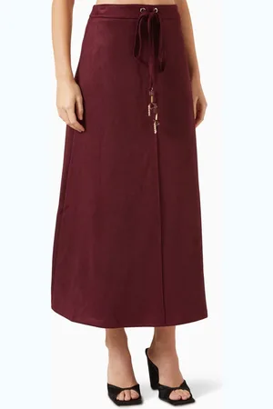 Hukka A-line Midi Skirt