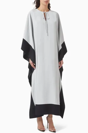 Bouguessa Mona Kaftan in Acetate Twill