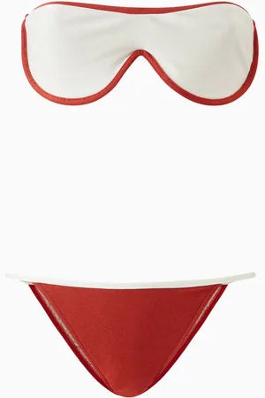 Adriana Degreas Vintage Lily Solid Sunglasses Bikini Set